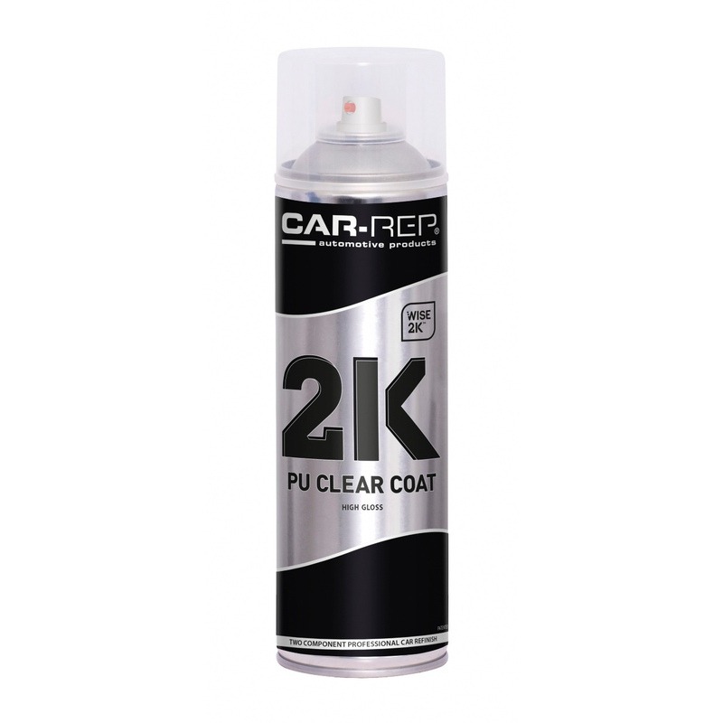 2K Jet Black RAL9005 500ml - Spuitbussen 2k Prolac Autolakken