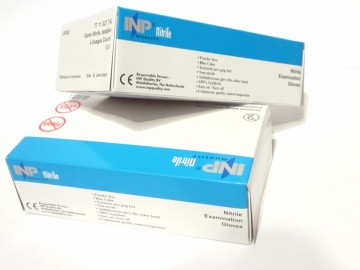 Hanschoen Nitriel 100 stuks blauw