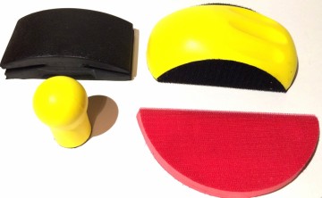 Schuurplank set 70 X 420 klittenband 5 delig