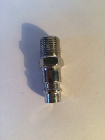 Insteek Nippel uitwendig 1/4