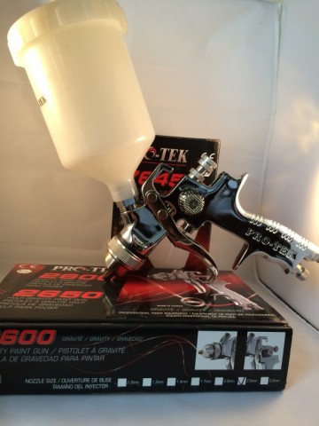 ProTek 2600 Bovenbeker spuitpistool 2,5 mm spuitopening !