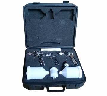 Spuit pistolen set Compleet 3 Spuiten met koffer 